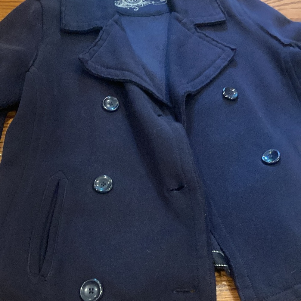 Gap Navy Double Breasted Style Jacket - image 2